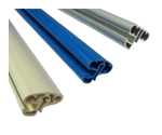 Handläufe Hart-PVC und Aluminium-eloxiert