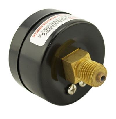 Mit einer Genauigkeit von 1,6 % zeigt Ihnen dieses Manometer einen Druck bis 2,5 Bar an.