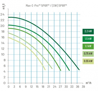 Sta-Rite 5P6R Pumpe, 20 m3/h, 400 V