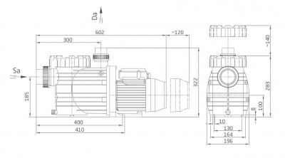 Badu ECO Touch Pro Pumpe II, bis zu 25 m3/h