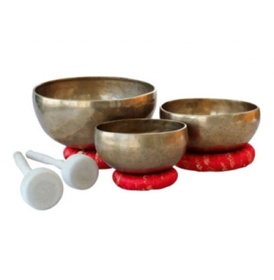 3er Set Klangschalen für die Klangmassage 3er Set Klangschalen für die Klangmassage