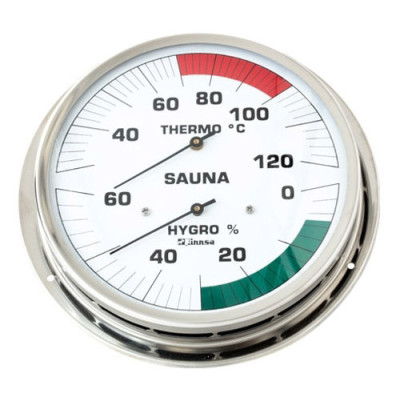 Sauna-Hygrothermometer mit Flansch Sauna-Hygrothermometer mit Flansch