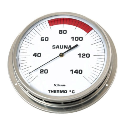 Sauna-Thermometer mit Flansch