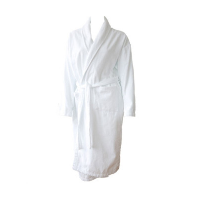 Wunderschöner Bademantel in Velouroptik, mit Schallkragen. Für Damen und Herren in verschiedenen Größen, von S-XXXL. Waschbar bei 60 Grad, trocknergeeignet.