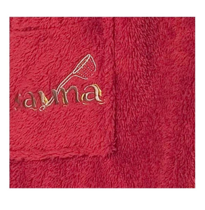 Damen-Kilt, Teddy-Plüsch, rot