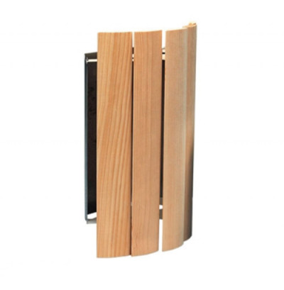 Holzverblendschirm für Eckleuchte Porvoo