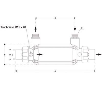 Dapra Wärmetauscher Kunststoff/Titan, 46 kW