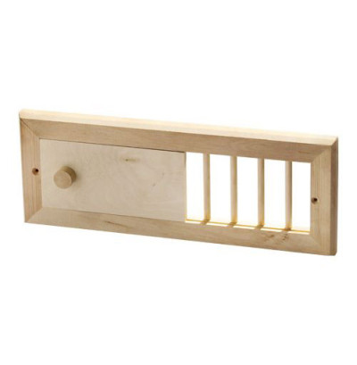 Lüftungsschieber 14,5 x 37,5 cm - Erle