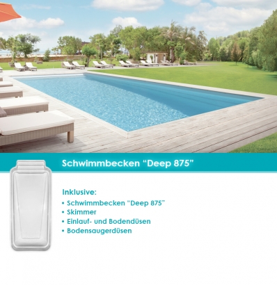 MdP Schwimmbecken Deep 875