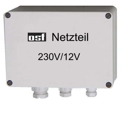 Netzteil (230V/12V) für das externe Touch-Bedienteil (230V/12V) Netzteil (230V/12V) für das externe Touch-Bedienteil (230V/12V)