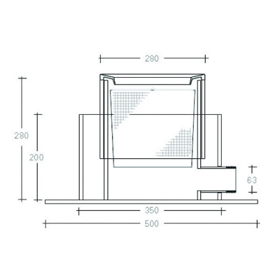 Edelstahlkorb - Maschenweite 2mm für Schwimm-Skimmer SKIM 300s