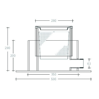 Edelstahlkorb - Maschenweite 2mm  für Schwimm-Skimmer SKIM 300s