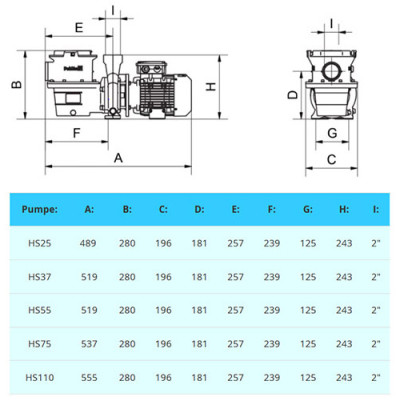 Pahlén WaterVise Poolpumpe - 230 V