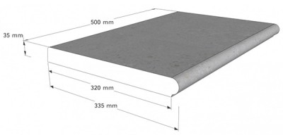 Sparta Beckenrandstein für Rechteck Standard Beckenin Indian Beige Sparta Beckenrandstein für Rechteck Standard Beckenin Indian Beige