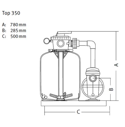 Filteranlage TOP 350 + SILEN | 33 8 230V