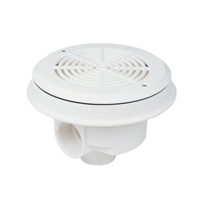 Ocean® Bodenablauf M5 Edelstahleinsätze A4 ABS weiß