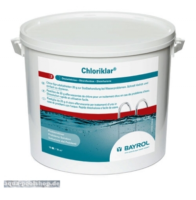 Chloriklar 10 Kg - Chlortabletten