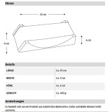 Kopfstütze mit Textilbespannung Kopfstütze mit Textilbespannung