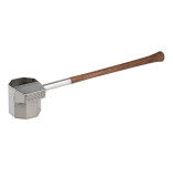 Regenkelle groß, mit Griff in Nussbaum, Länge 54 cm Regenkelle groß, mit Griff in Nussbaum, Länge 54 cm