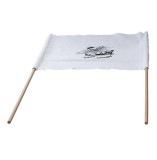 Wedelsegel - weiß, 50 x 60 cm