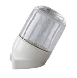 Keramikleuchte IP54 abgeschrägt, Klarglas Keramikleuchte IP54 abgeschrägt, Klarglas