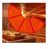 Aufgussfächer Standard, orange/rot