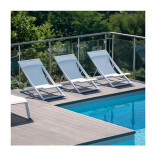 Deck Chair Sunset - versch. Gestell- u. Bezugfarben Deck Chair Sunset - versch. Gestell- u. Bezugfarben