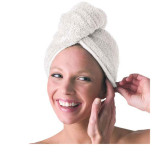 Haarturban-Teddy-Plüsch, weiß Haarturban-Teddy-Plüsch, weiß