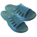 Damen Slipper extra leicht, Farbe türkis