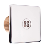 Einlaufdüsen Kugel 4 x Ø 8mm V4A eckige Blende 103x103mm Einlaufdüsen Kugel 4 x Ø 8mm V4A eckige Blende 103x103mm