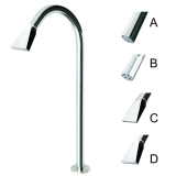 Schwallrohre in 4 Ausführungen | flach u. Rund, V2A Schwallrohre in 4 Ausführungen | flach u. Rund, V2A