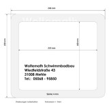 Abdeckblende für WK 2000/WK 3000 Abdeckblende für WK 2000/WK 3000