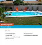 Fertigbecken Modell Octalia, Becken-Set mit Filteranlage und Pumpe Fertigbecken Modell Octalia, Becken-Set mit Filteranlage und Pumpe