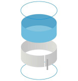 Stahlwandpool in Rundform - Starter-Set Stahlwandpool in Rundform - Starter-Set