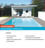 Fertigbecken Modell Orlando 6, Becken-Set mit Rollladenabdeckung Fertigbecken Modell Orlando 6, Becken-Set mit Rollladenabdeckung