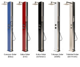 Glasduschen SOLAR - V2A / Alu Glasduschen SOLAR - V2A / Alu