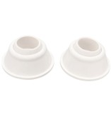 Gelenkfüße für Edelstahlbeckenleiter Ø 43 mm, weiß Gelenkfüße für Edelstahlbeckenleiter Ø 43 mm, weiß