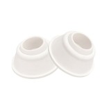 Gelenkfüße für Edelstahlbeckenleiter Ø 43 mm, weiß Gelenkfüße für Edelstahlbeckenleiter Ø 43 mm, weiß