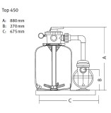 Filteranlage 450 TOP 450 + SILEN | 50 12 230V Filteranlage 450 TOP 450 + SILEN | 50 12 230V