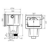 Skimmer Ocean® De Luxe M5 ABS weiss