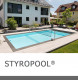 Styropor Rechteckbecken-Komplett-Set, 1,25 m tief