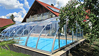 Excellent- Pool-Überdachung
