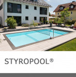 Styropor Rechteckbecken-Komplett-Set 6 x 3 x 1,5 Meter