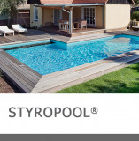 Styropor Rechteckbecken-Komplett-Set 6 x 3 x 1,5 Meter