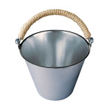 Sauna-Eimer aus Edelstahl Sauna-Eimer aus Edelstahl