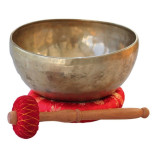 Klangschale für Aufguss mit Ring 16cm-rot Klangschale für Aufguss mit Ring 16cm-rot