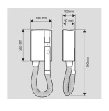 Wandhaartrockner Hotello - 1200W