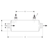 Dapra Wärmetauscher Volltitan, 42 kW