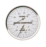 Dampfbad-Klimamesser 130 mm