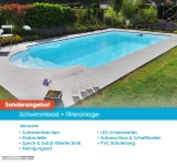 Schwimmbad Modell Roma, Becken -Set mit Filteranlage und Pumpe